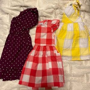 Lot of 3 Summer Dresses for Baby - Size 3-6M